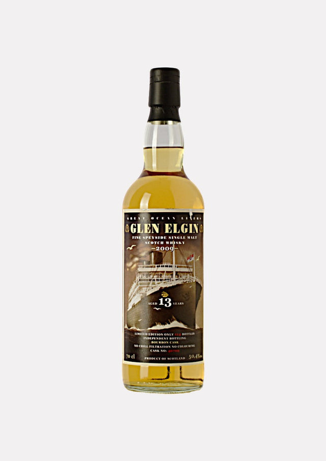 Glen Elgin 13 Year Old (D.2009, B.2023) Jack Wiebers Great Ocean Liners Scotch Whisky | 700ML at CaskCartel.com