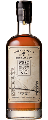 Sonoma County West of Kentucky No. 2 Bourbon Whiskey