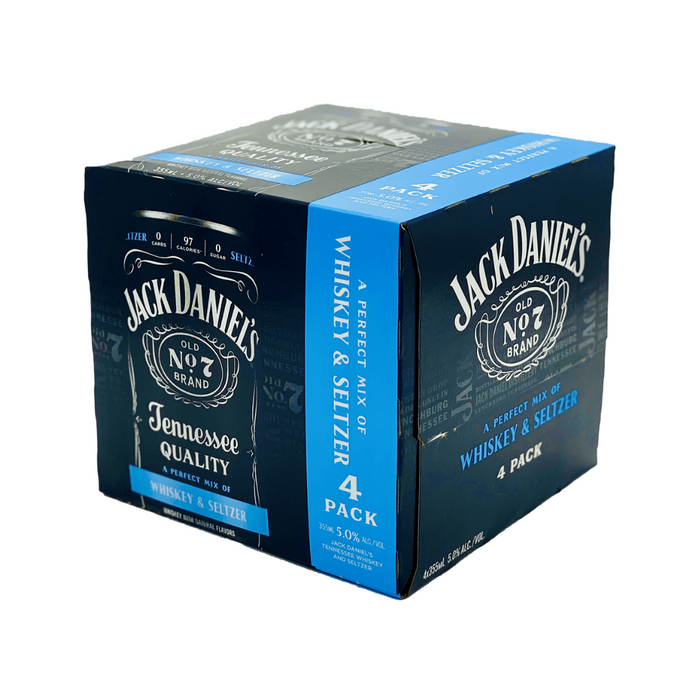 Jack Daniel's Crafted Cocktails | Whiskey & Seltzer | (4) Pack Cans