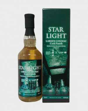 Wakatsuru Star Light Larsen Cognac Cask Finish Whiskey | 700ML at CaskCartel.com