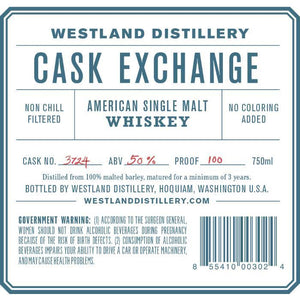 Westland Distillery Cask Exchange American Single Malt Whiskey - CaskCartel.com