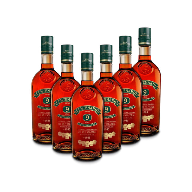 Ron Centenario 9 Conmemorativo Rum (6) Bottle Bundle at CaskCartel.com