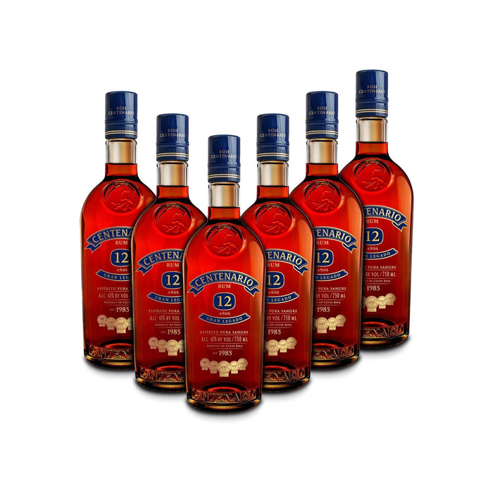 Ron Centenario 12 Gran Legado Rum (6) Bottle Bundle