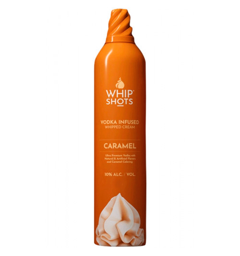Whipshots Vodka Infused Whipped Cream Caramel | 500ML at CaskCartel.com