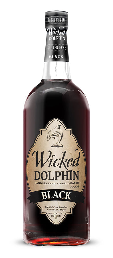 Wicked Dolphin Black Rum 1L