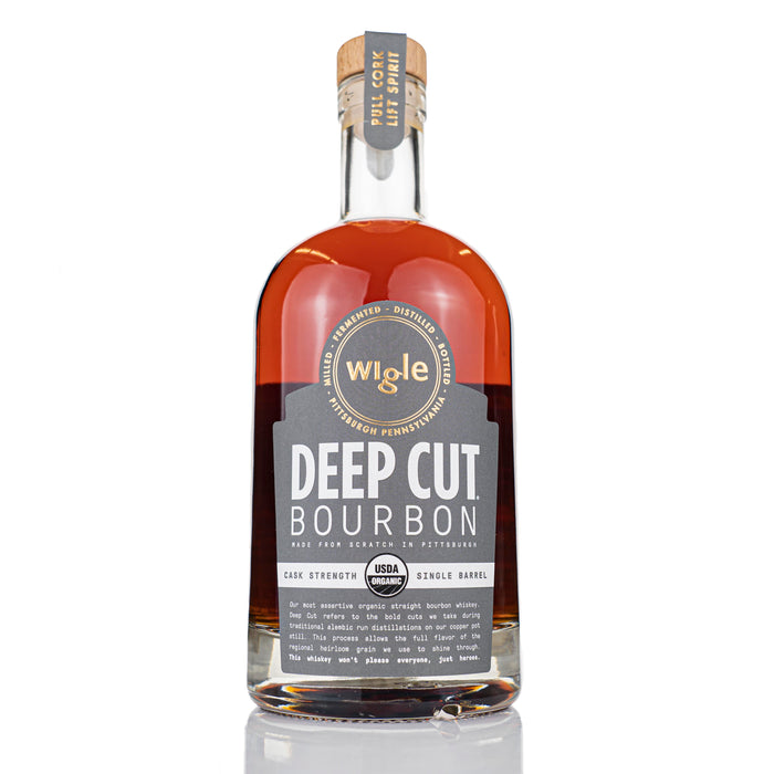 Wigle Deep Cut Single Barrel Cask Strength Bourbon Whiskey