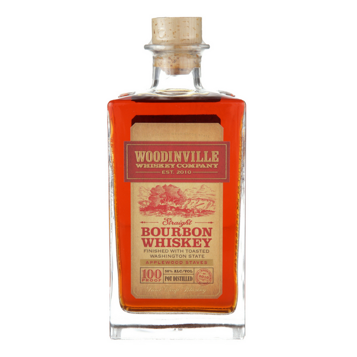Woodinville Toasted Applewood Stave Finished Straight Bourbon Whiskey