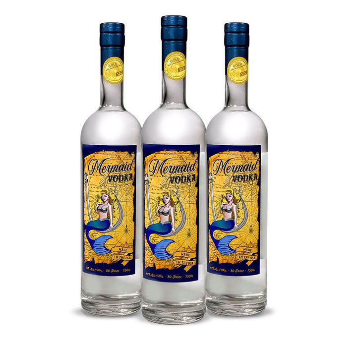 Mermaid Vodka (3) Bottle Bundle