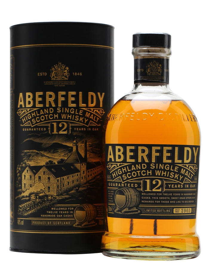 Aberfeldy 12 Year Old Highland Single Malt Scotch Whisky | 700ML