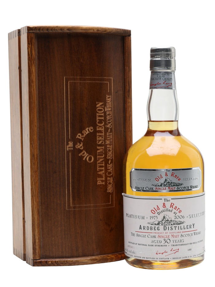 Ardbeg 1975 30 Year Old Old & Rare Platinum Islay Single Malt Scotch Whisky | 700ML