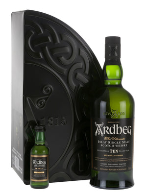 Ardbeg 10 Year Old & Uigeadail Mini Gift Pack Single Malt Scotch Whisky - CaskCartel.com