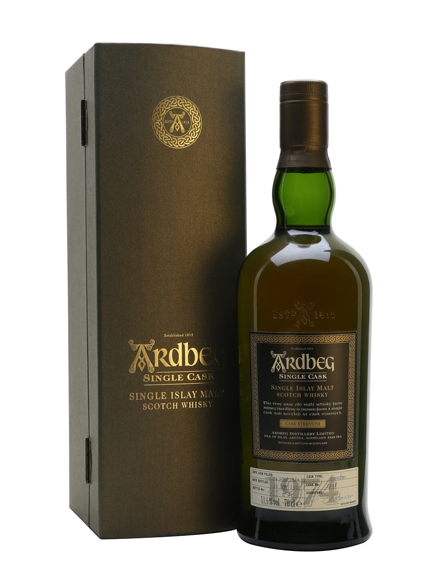 Ardbeg 1974 Cask 2738 Islay Single Malt Scotch Whisky | 700ML at CaskCartel.com
