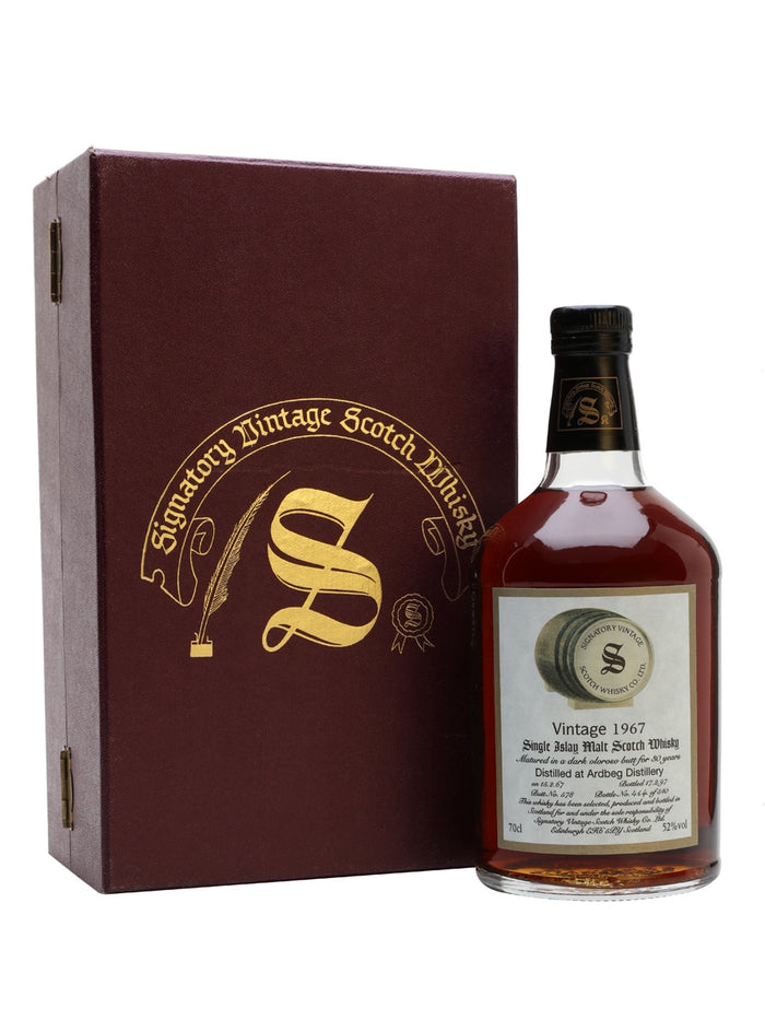 Ardbeg 1967 30 Year Old Sherry Cask #578 Signatory Islay Single Malt Scotch Whisky | 700ML