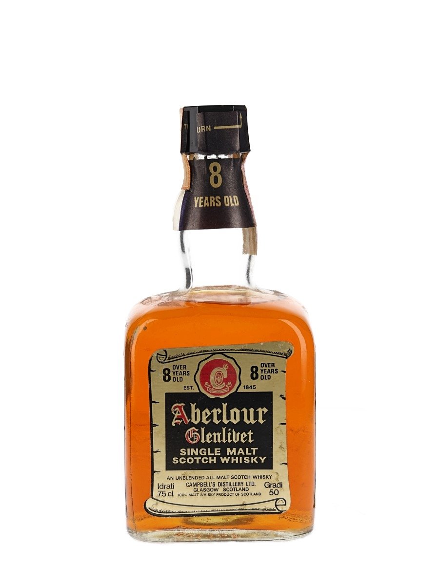 Aberlour-Glenlivet 8 Year Old Bot.1970s Speyside Single Malt Scotch Whisky | 700ML at CaskCartel.com