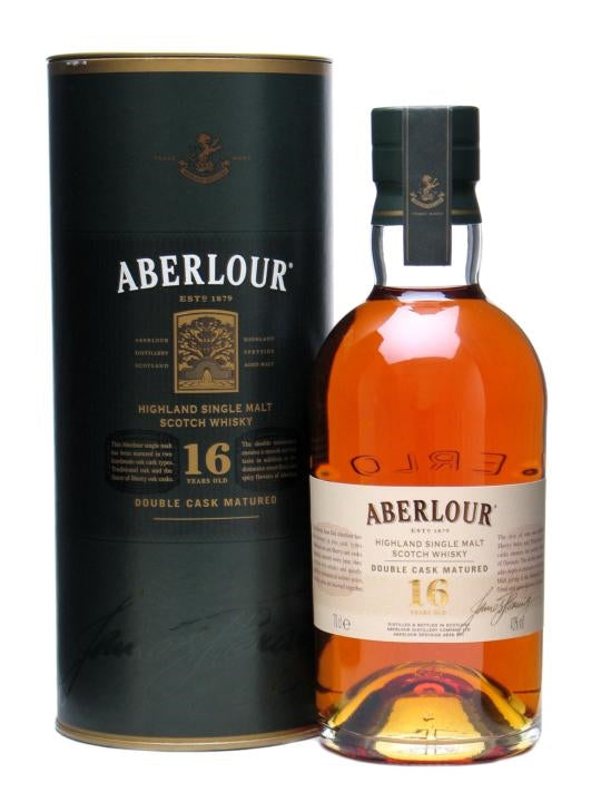 Aberlour 16 Year Old Double Cask Speyside Single Malt Scotch Whiskey