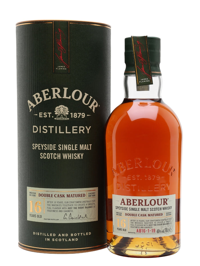 Aberlour 16 Year Old Double Cask Speyside Single Malt Scotch Whisky | 700ML