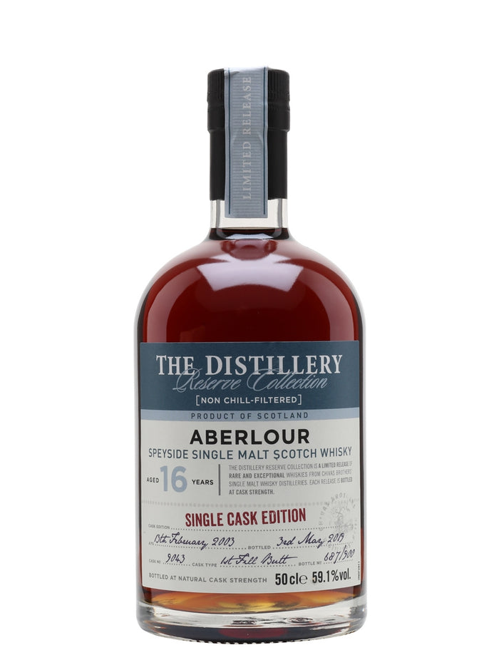 Aberlour 2003 16 Year Old Sherry Cask Distillery Edition Speyside Single Malt Scotch Whisky | 500ML