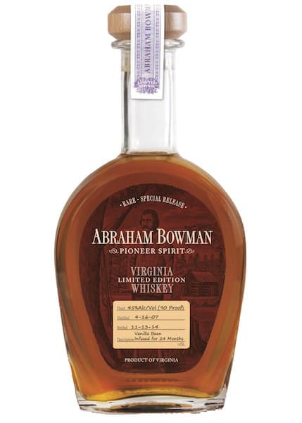 A. Smith Bowman Limited Edition 2014 Releases Vanilla Bean-Infused Whiskey