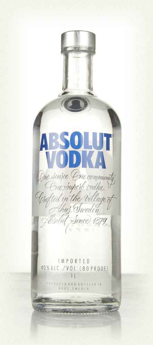 Absolut Blue Vodka | 1L at CaskCartel.com