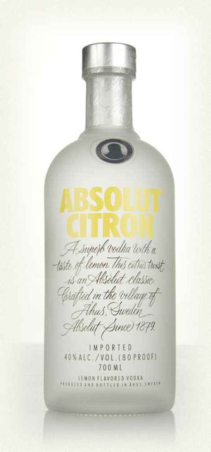 Absolut Citron Vodka | 700ML at CaskCartel.com