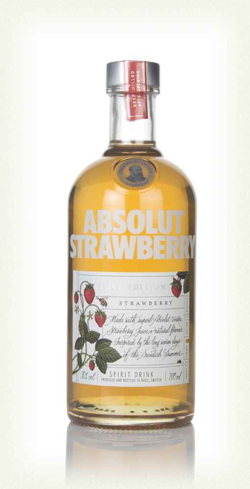 BUY] Absolut Strawberry - Juice Edition Spirit | 700ML at CaskCartel.com