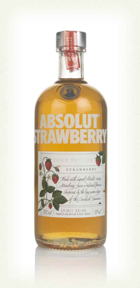 Absolut Strawberry - Juice Edition Spirit | 500ML at CaskCartel.com