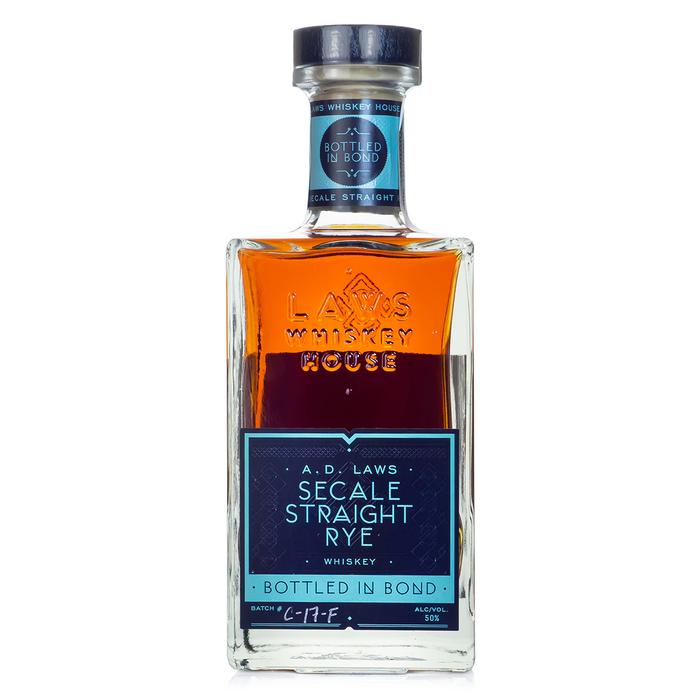 A.D. Laws Secale Rye Bottled in Bond Rye Whiskey