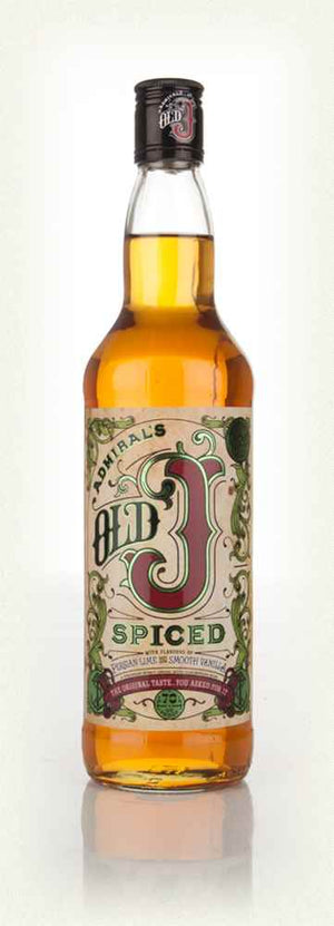 Admiral Vernon's Old J Spiced Rum Spirit Drink Rum | 700ML at CaskCartel.com