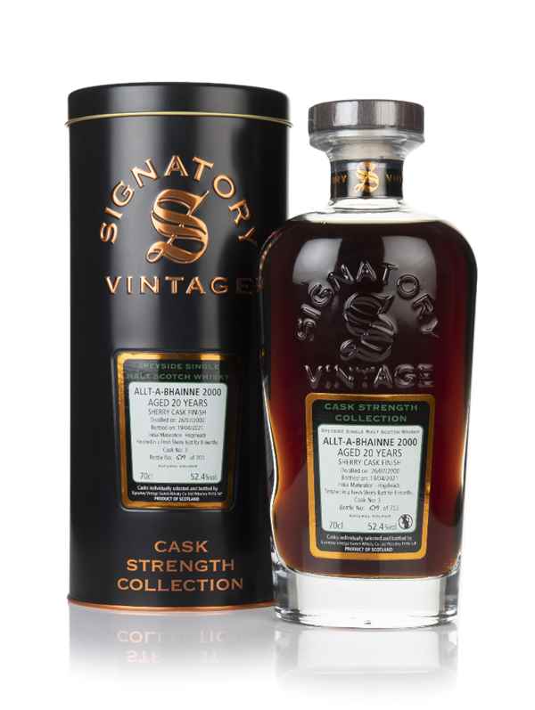 Allt-á-Bhainne 20 Year Old 2000 (cask 3) - Cask Strength Collection (Signatory) Scotch Whisky | 700ML