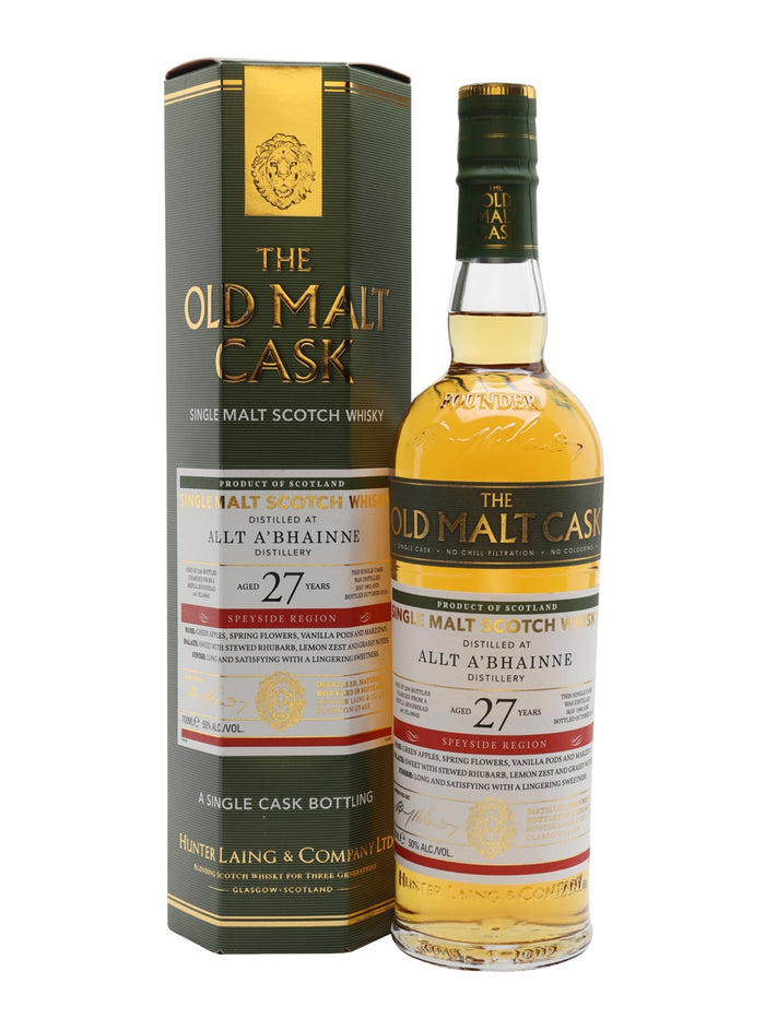 Allt-a-Bhainne 1992 27 Year Old Old Malt Cask Speyside Single Malt Scotch Whisky | 700ML
