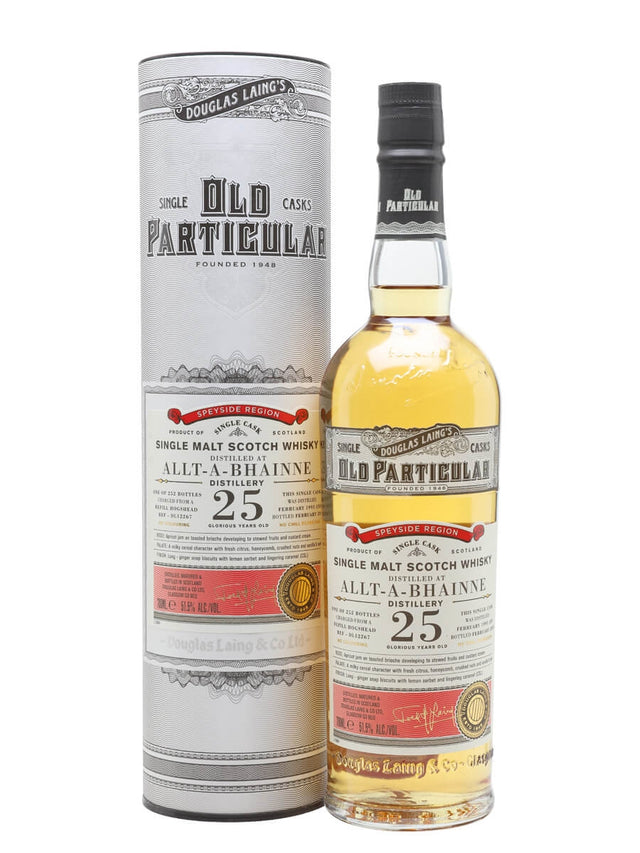 Allt-A-Bhainne 25 Year Old (D.1993 B.2018) Douglas Laing’s Old Particular Scotch Whisky | 700ML at CaskCartel.com