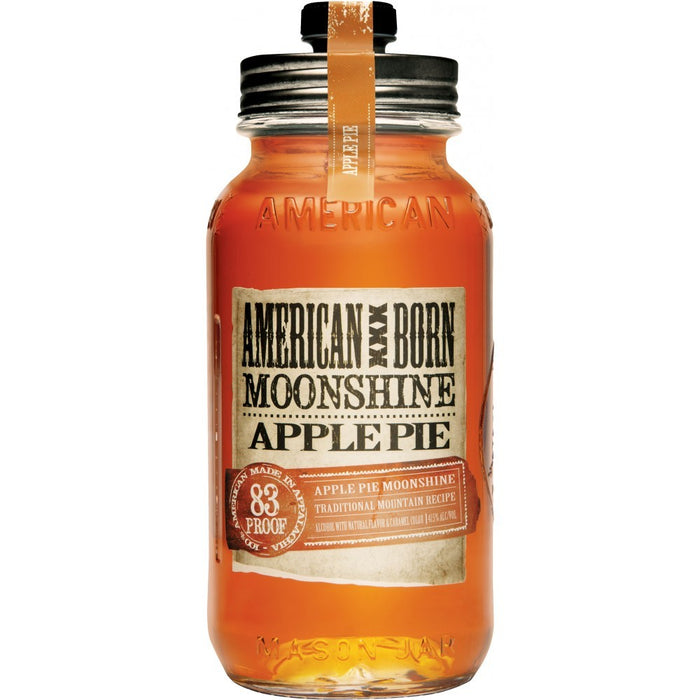 American Born Apple Pie Moonshine Whiskey