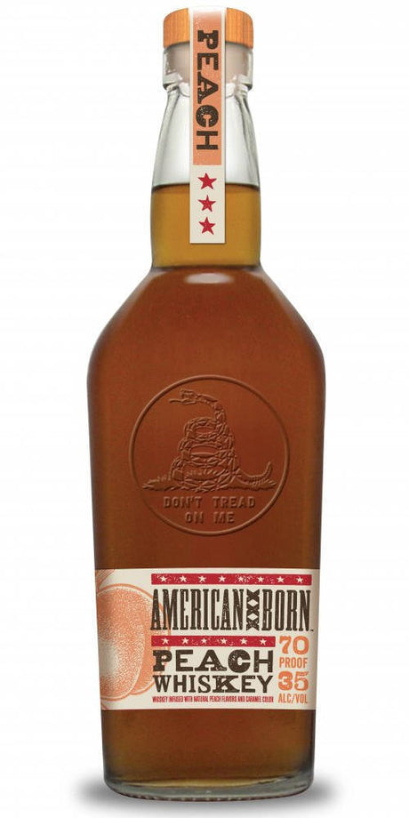 American Born Peach Whiskey - CaskCartel.com
