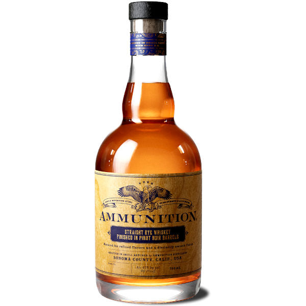 Ammunition Pinot Noir Barrel Finished Rye Whiskey at CaskCartel.com