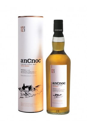 AnCnoc 12 Year Old Highland Single Malt Scotch Whisky - CaskCartel.com