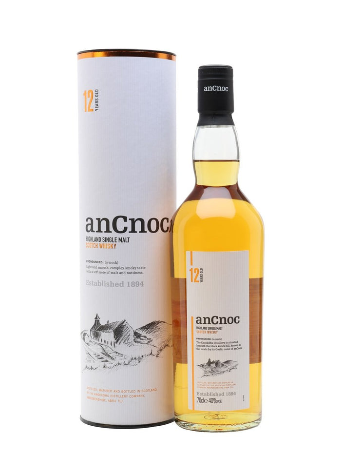 AnCnoc 12 Year Old Highland Single Malt Scotch Whisky | 700ML