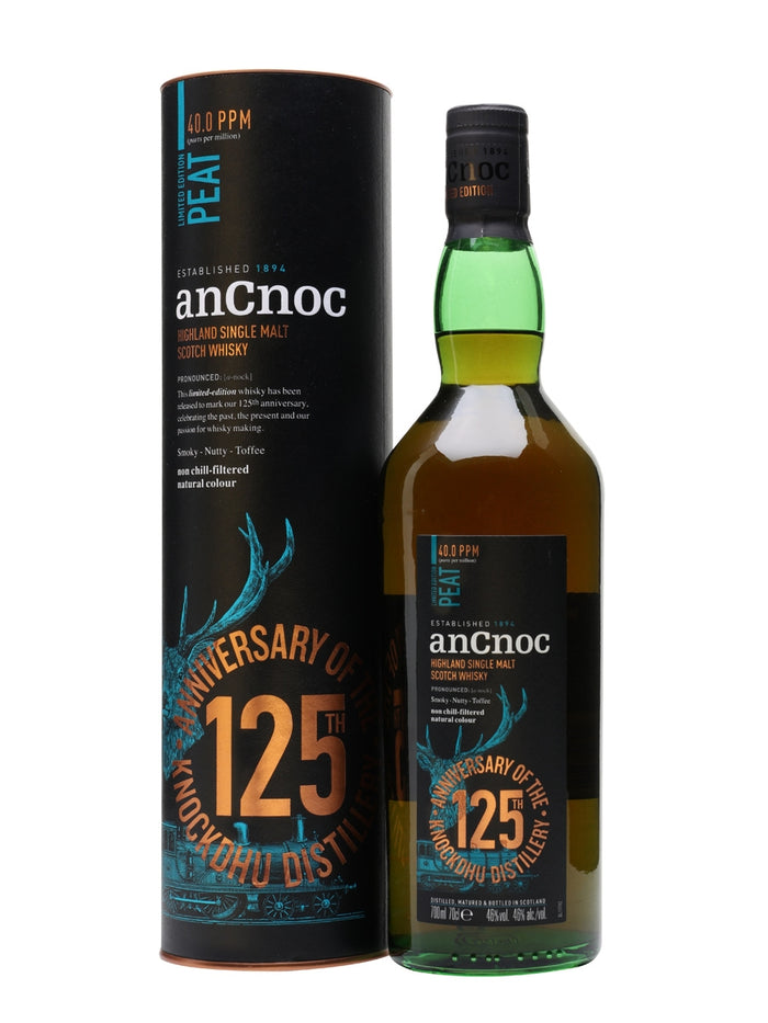 AnCnoc Peaty Highland Single Malt Scotch Whisky | 700ML