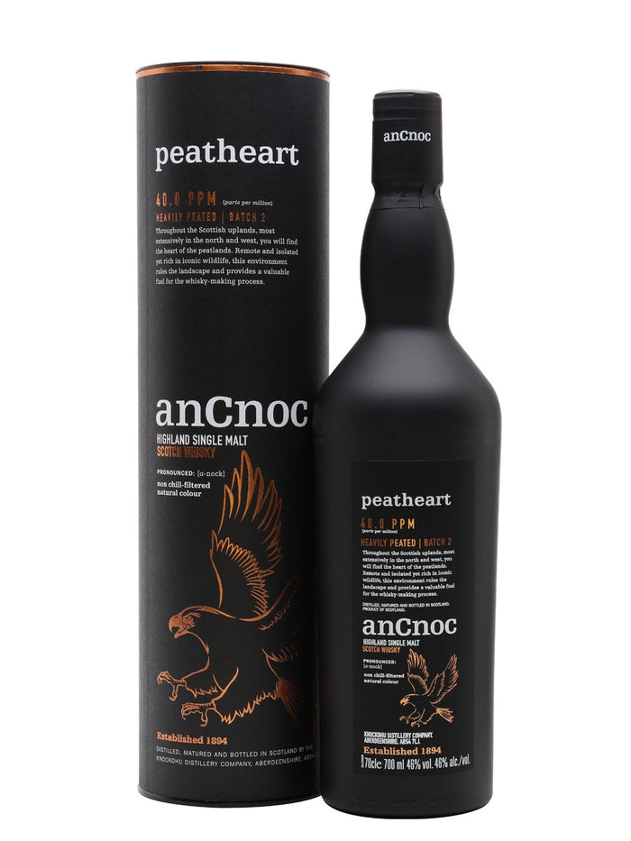 AnCnoc Peatheart Batch 2 Highland Single Malt Scotch Whisky | 700ML