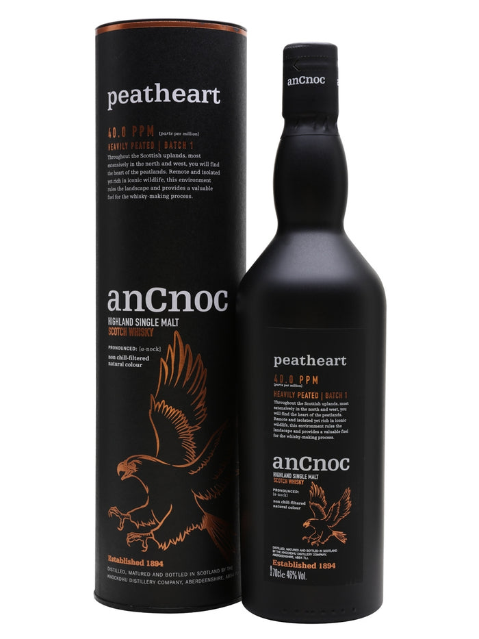 AnCnoc Peatheart Single Malt Scotch Whisky
