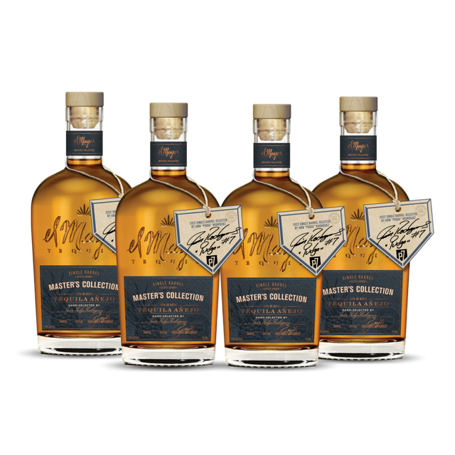 EL MAYOR | MASTERS COLLECTION | PUDGE RODRIGUEZ SINGLE BARREL AÑEJO | 2022 LIMITED EDITION | (4) BOTTLE BUNDLE at CaskCartel.com 1