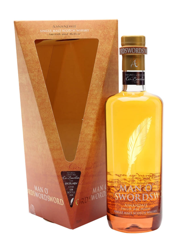 Annandale Vintage Man O' Words Bourbon Cask #528 2015 5 Year Old Whisky | 700ML at CaskCartel.com