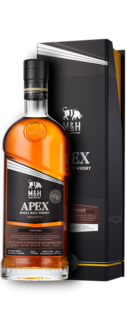 M&H | Apex Series | Rum Cask Small Batch Single Malt Whisky | 700ML