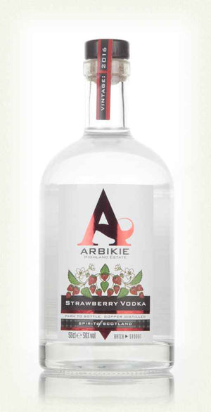 Arbikie Strawberry Vodka | 500ML at CaskCartel.com