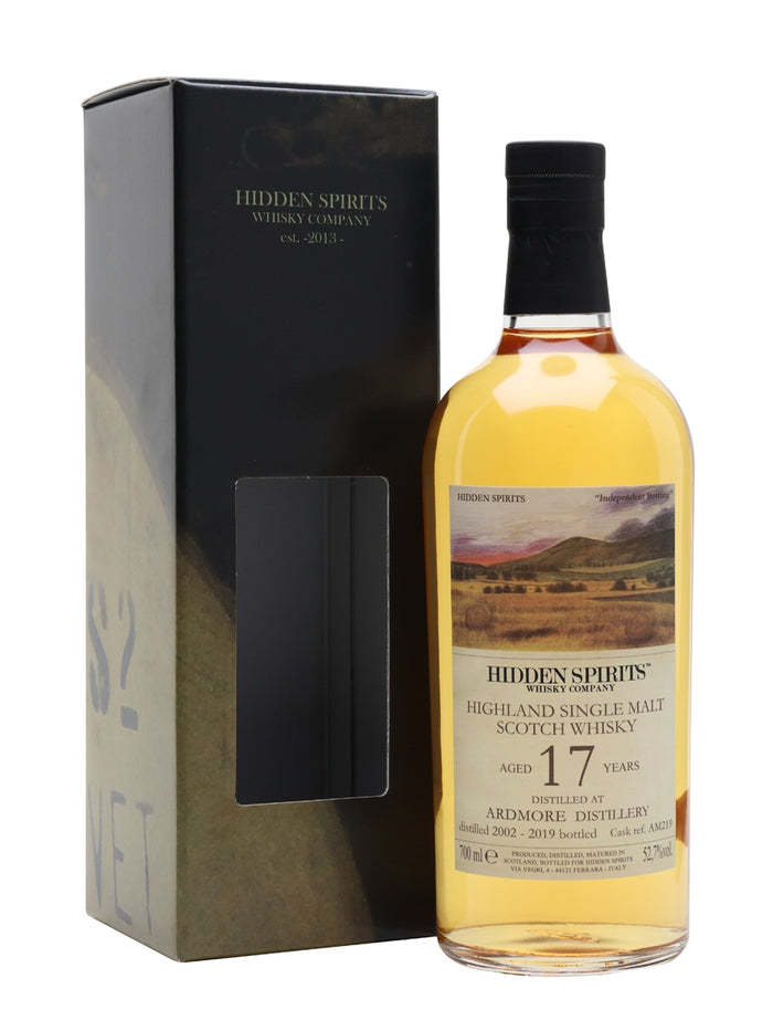 Ardmore 2002 17 Year Old Hidden Spirits Highland Single Malt Scotch Whisky | 700ML