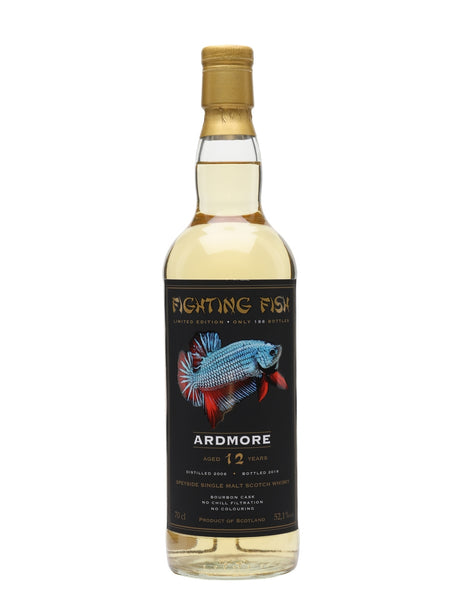 Ardmore 2006 12 Year Old Jack Wiebers Fighting Fish Highland Single Malt Scotch Whisky | 700ML at CaskCartel.com