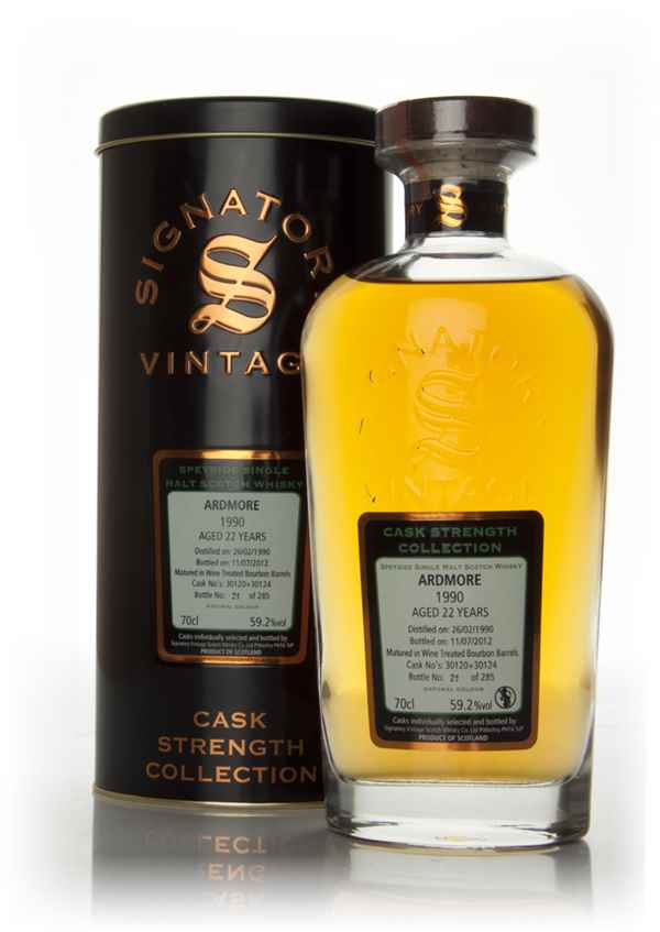 Ardmore 22 Year Old 1990 - Cask Strength Collection (Signatory) Scotch Whisky | 700ML at CaskCartel.com