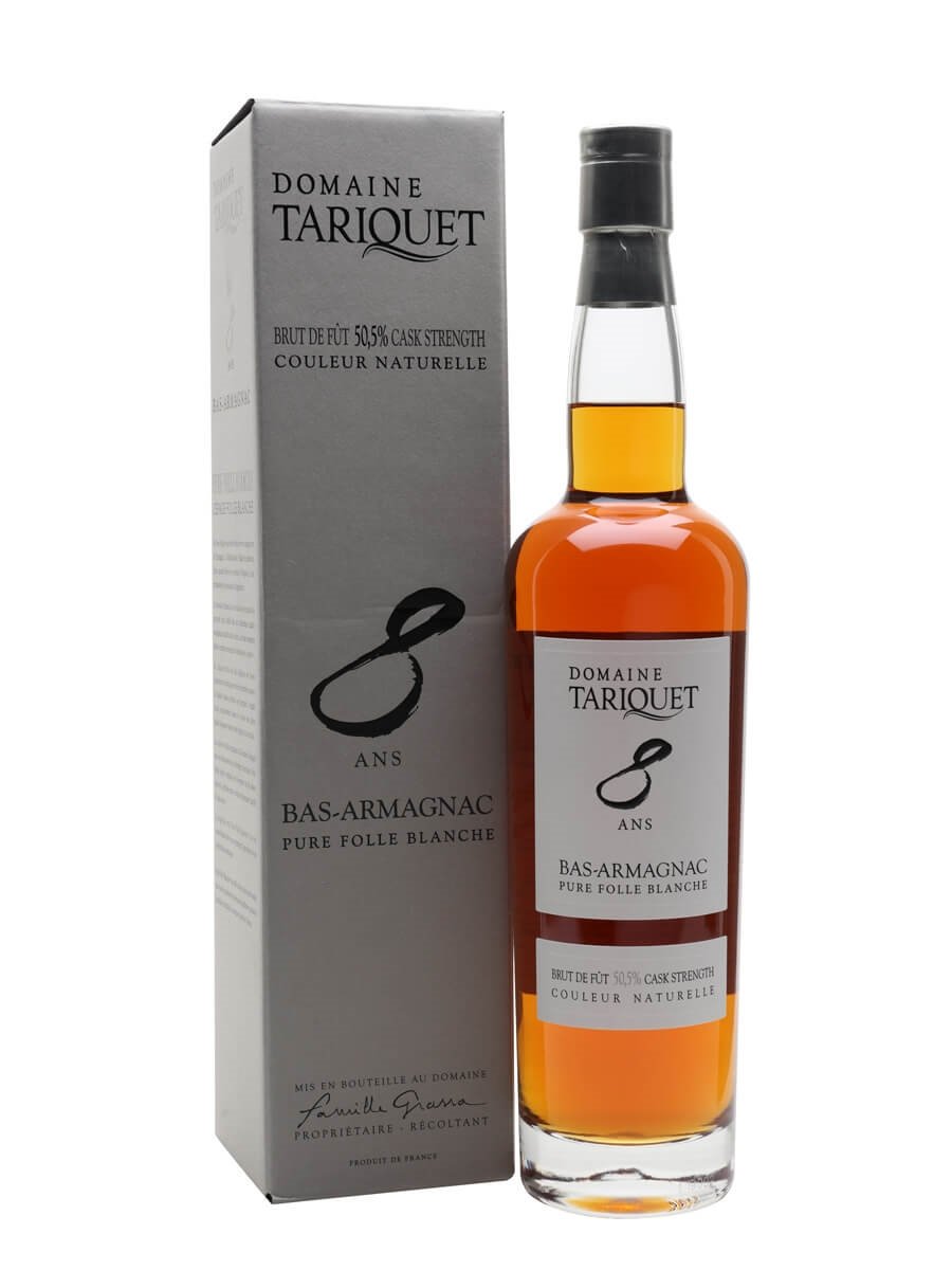 Domaine Tariquet 8 Year Old Pure Folle Blanche Armagnac | 700ML at CaskCartel.com