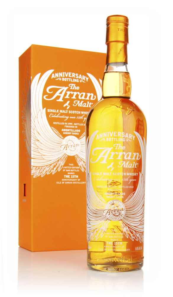 Arran 1999 15th Anniversary Amontillado Finish Scotch Whisky | 700ML at CaskCartel.com