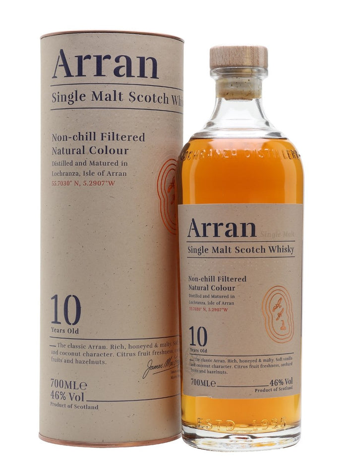 Arran 10 Year Old Island Single Malt Scotch Whisky | 700ML