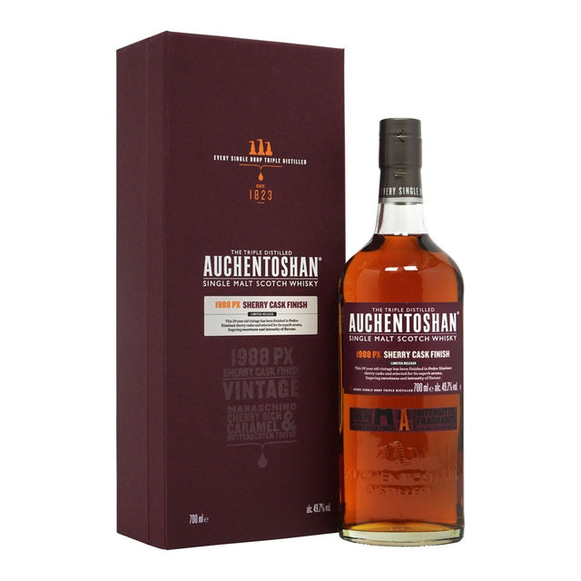 Auchentoshan 1988, 29 Year Old PX Sherry Cask Finish Scotch Whisky | 700ML at CaskCartel.com